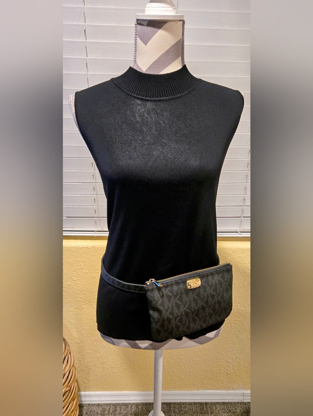 Michael Kors Black Logo Waist Bag
